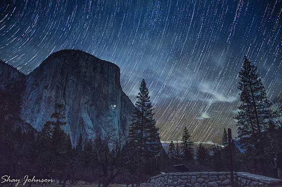 Raining Stars over El Capitan